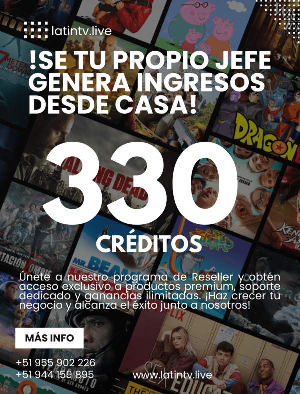 Plan Super Reseller 330 Créditos