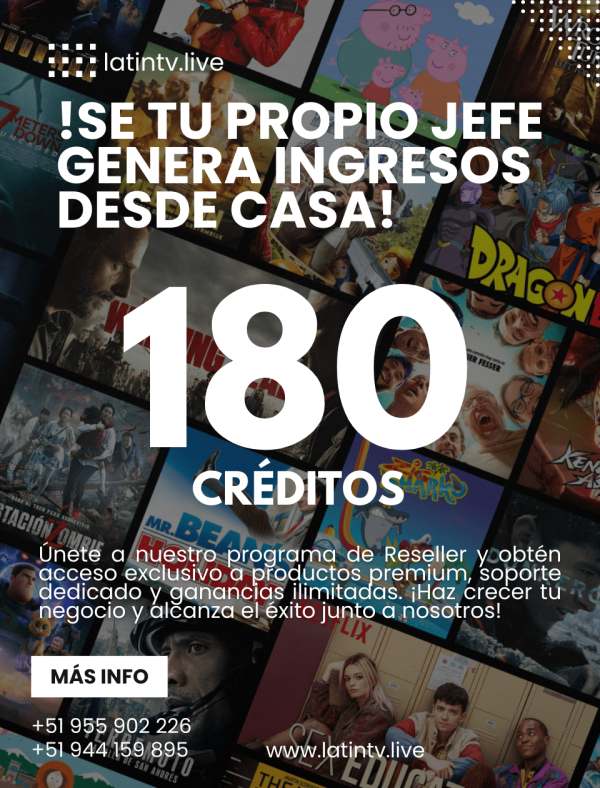 Plan Super Reseller 180 Créditos