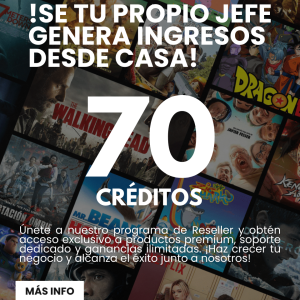 Plan Reseller 70 Créditos