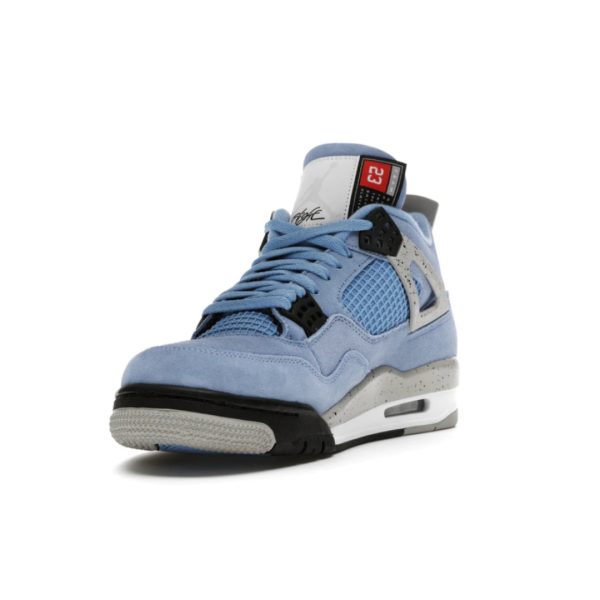 Air Jordan 4 Retro University Blue Sneakers - Imagen 3